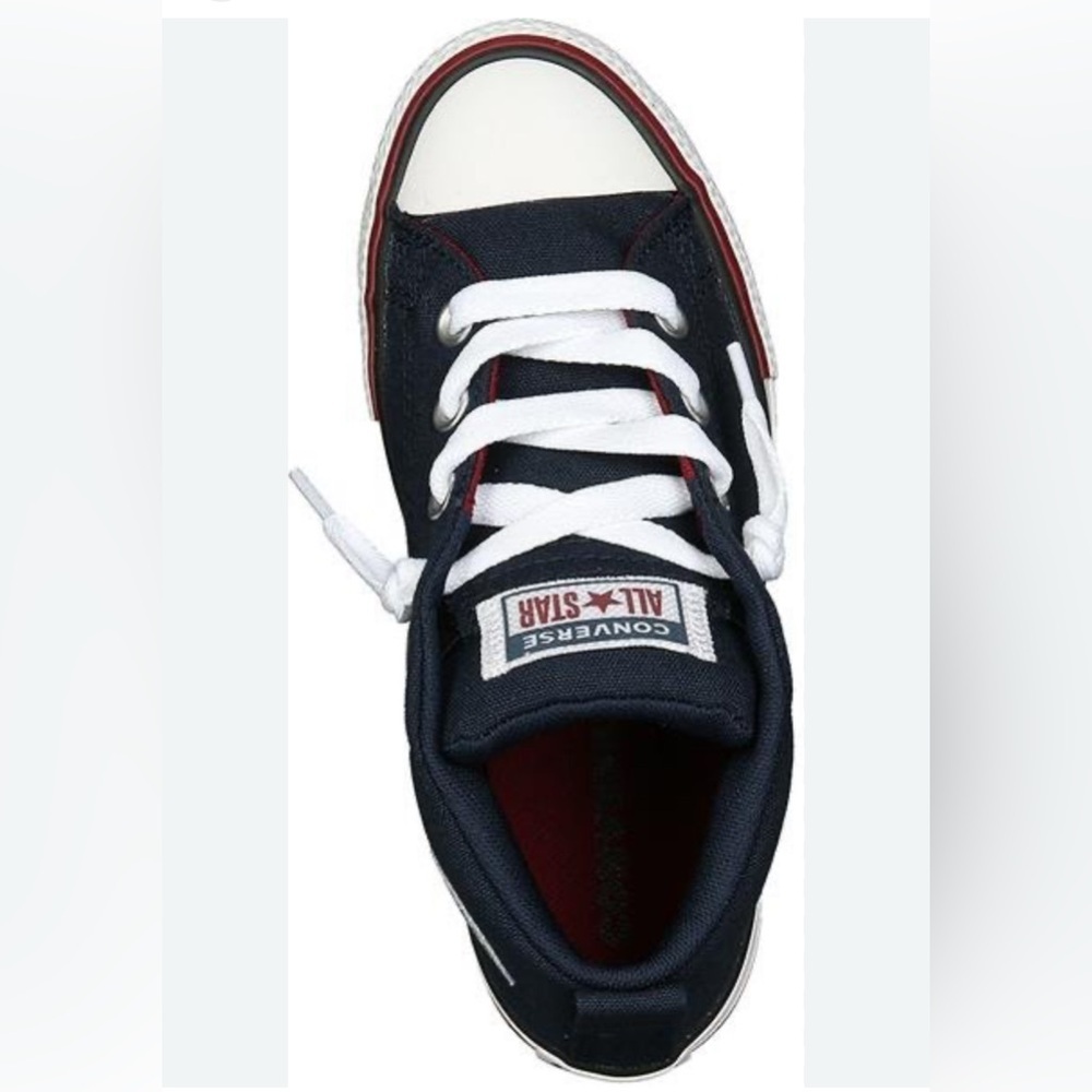 Converse Dark Blue MidTop Canvas Sneakers, Sz 5, Like New